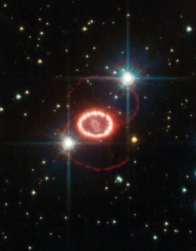 Imagem cortesia de ESA / Hubble e NASA.