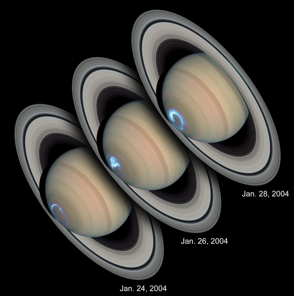 Saturn.Aurora.HST.UV-Vis