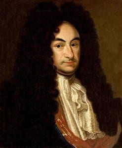 Imagem:Gottfried Leibniz. Fonte: Wikipedia.